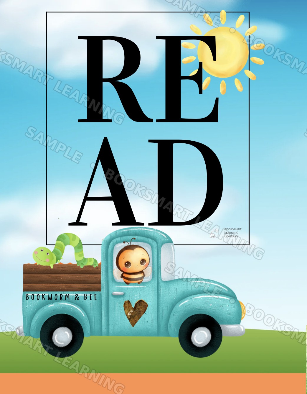Bookworm and Bee Reader's Clubhouse back cover
