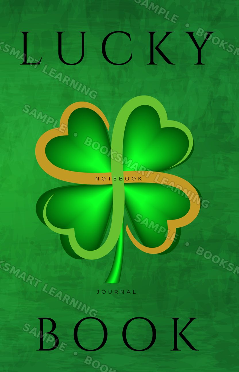 Lucky Book Journal for teens and adults — a happy, lucky-themed notebook for gratitude, good fortune and positive thinking