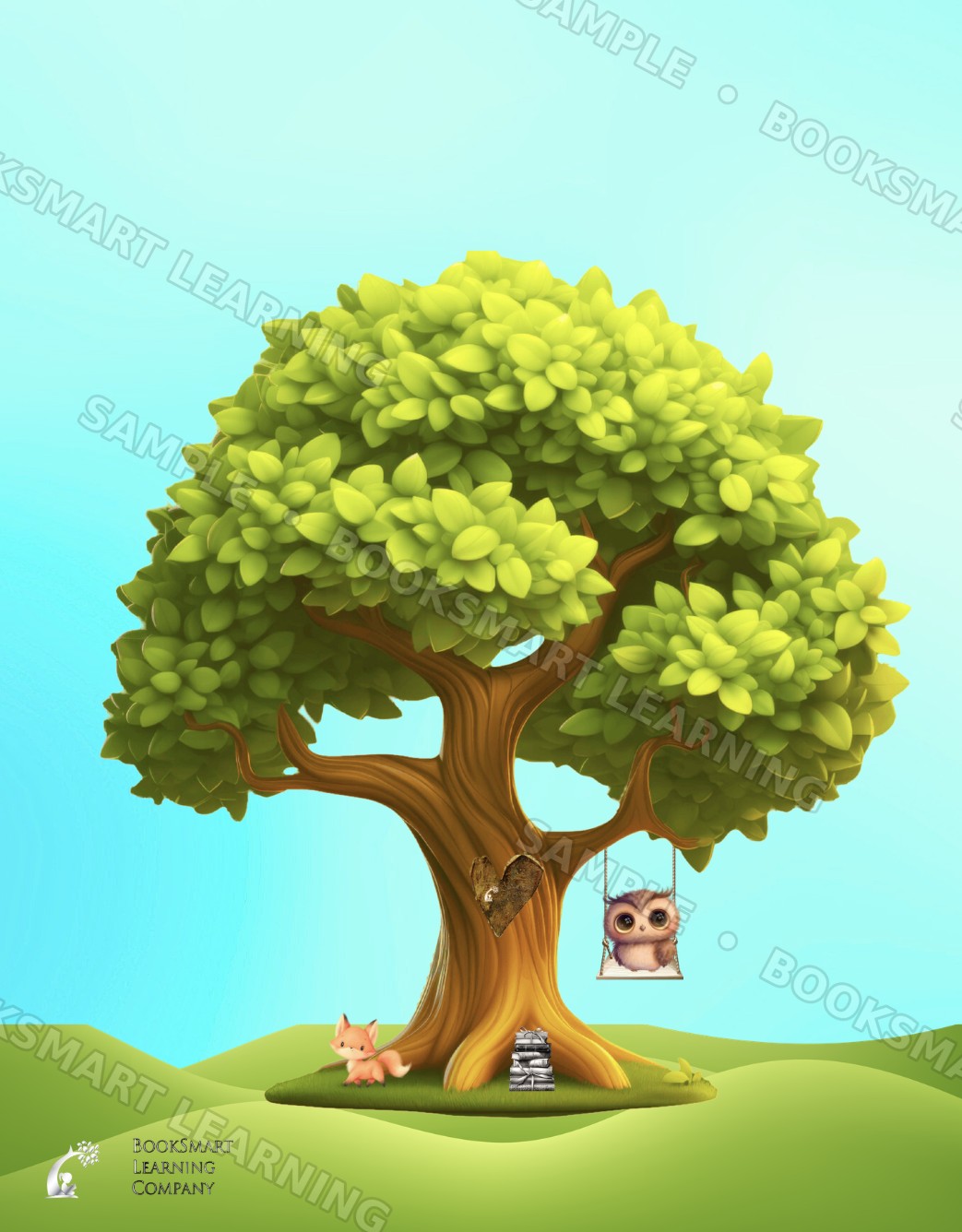 Treehouse Friends Reader's Clubhouse back cover